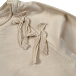 Mapero' Maglia Tint Unita con Fiocco Beige per Bambina M32314J BEIGE MAPERO' 