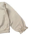 Mapero' Felpa tinta unita Girocollo Beige per Bambina M32327 BEIGE MAPERO' 