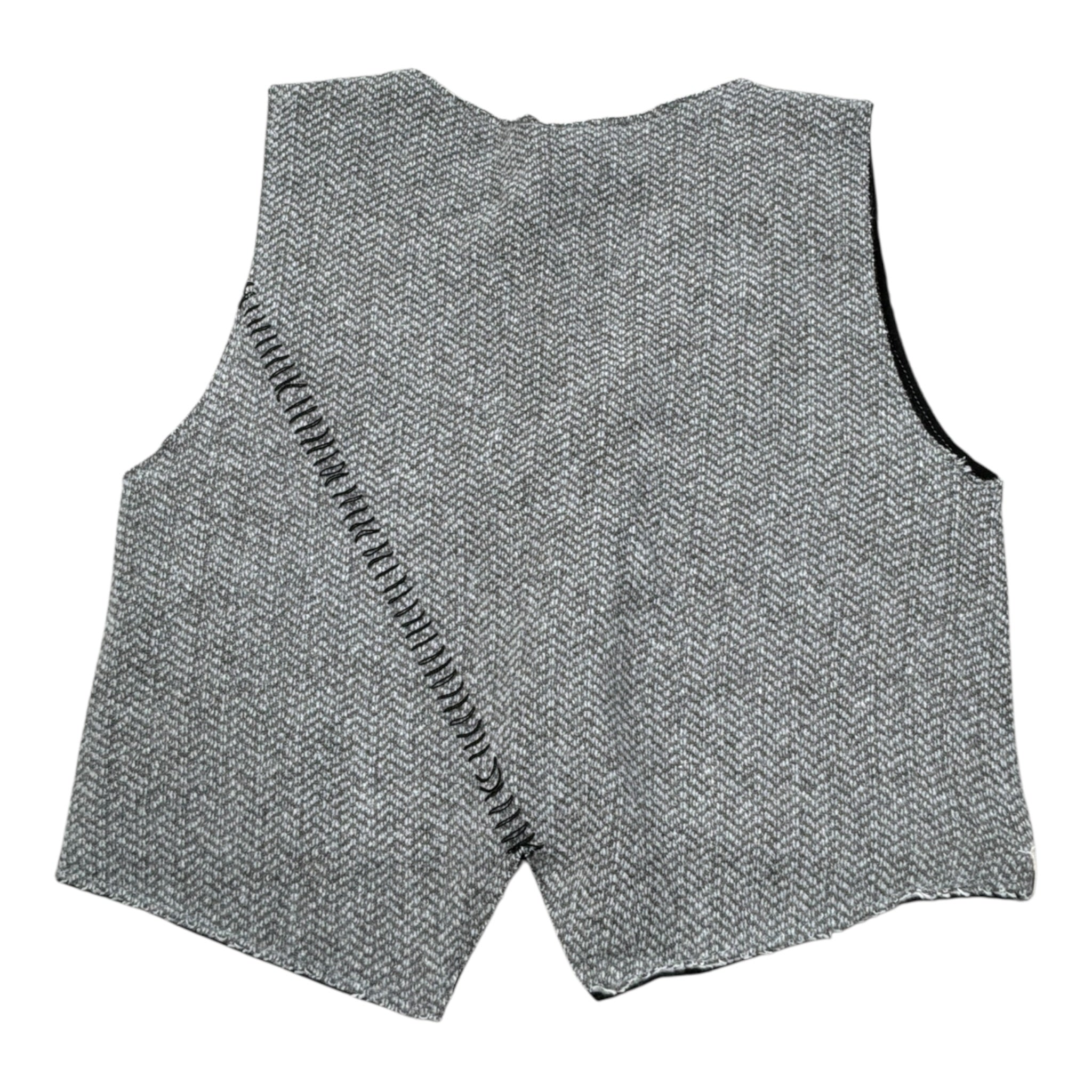 Mapero' Gilet tinta unita con Bottoni Grigio per Neonato M32352N GRIGIO MAPERO' 
