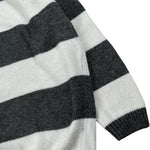Mapero' Maglia Bicolore con Fantasia A Righe Bianco/Grigio per Bambino M32358 BIANCO/GRIGIO MAPERO' 