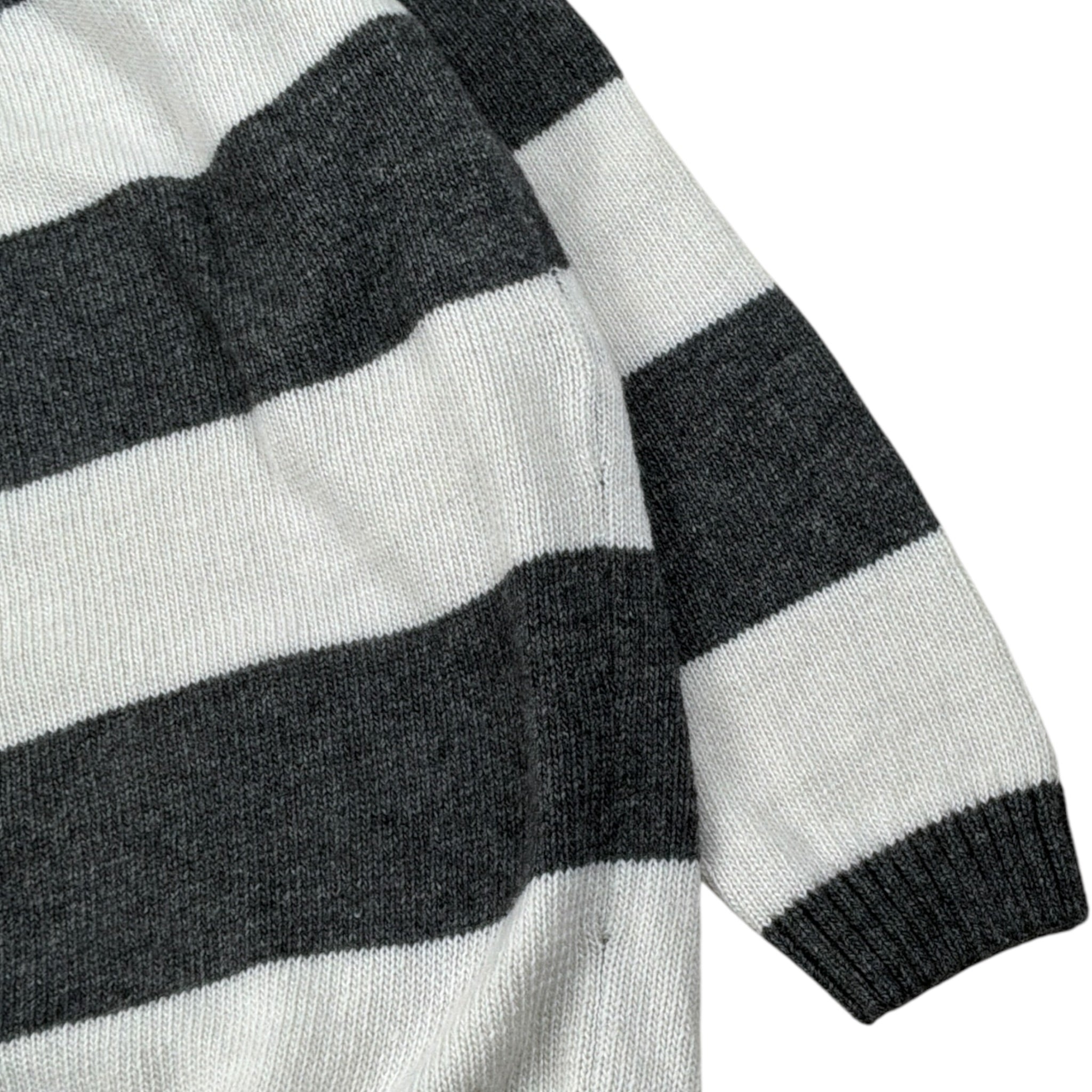 Mapero' Maglia Bicolore con Fantasia A Righe Bianco/Grigio per Bambino M32358 BIANCO/GRIGIO MAPERO' 