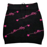 Marc Ellis Gonna tinta unita In Maglia con Logo Nero per Bambina JMJSK00173 NERO MARC ELLIS 