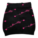 Marc Ellis Gonna tinta unita In Maglia con Logo Nero per Bambina JMJSK00173 NERO MARC ELLIS 