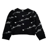 Marc Ellis Maglia tinta unita con Stampa Bianco/Nero per Neonata JMNSW00180 BIANCO/NERO MARC ELLIS 