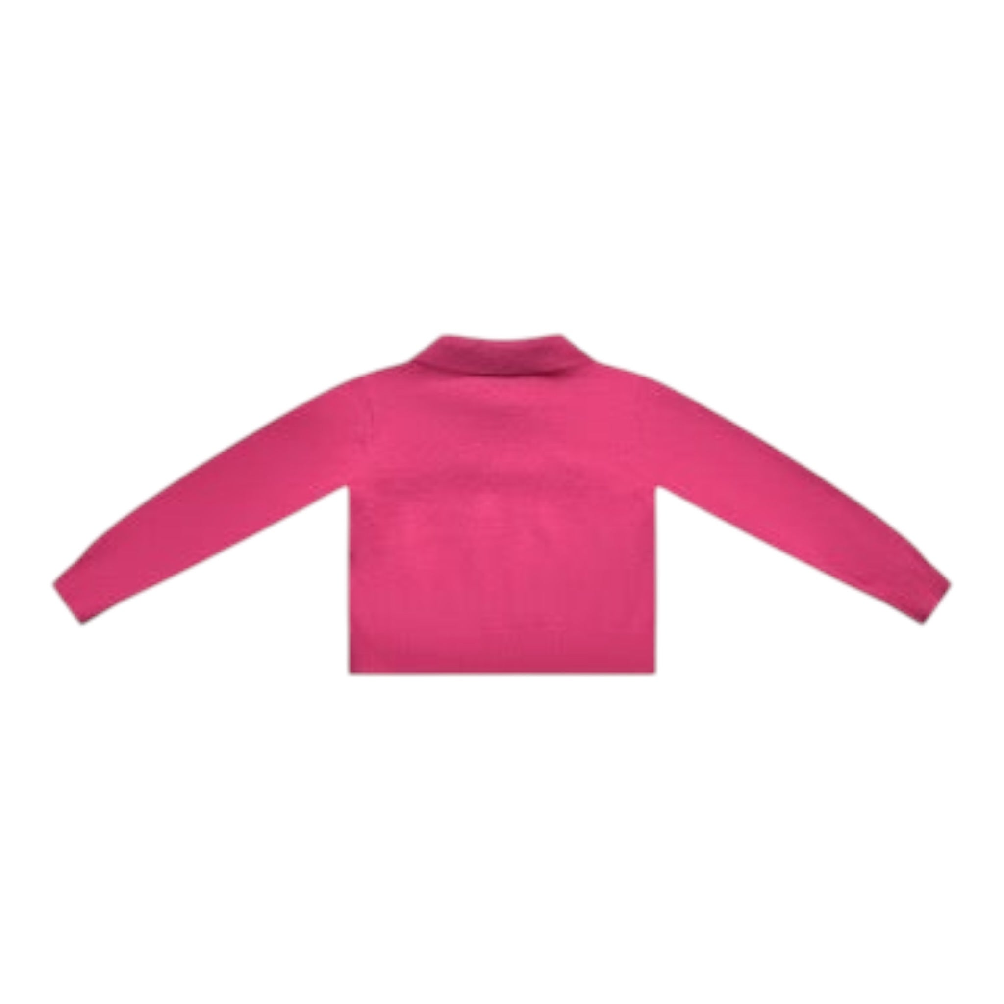 Marc Ellis Maglia tinta unita con Stampa E Colletto Fuxia per Neonata JMNSW00190 FUXIA MARC ELLIS 