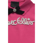 Marc Ellis Maglia tinta unita con Stampa E Colletto Fuxia per Neonata JMNSW00190 FUXIA MARC ELLIS 