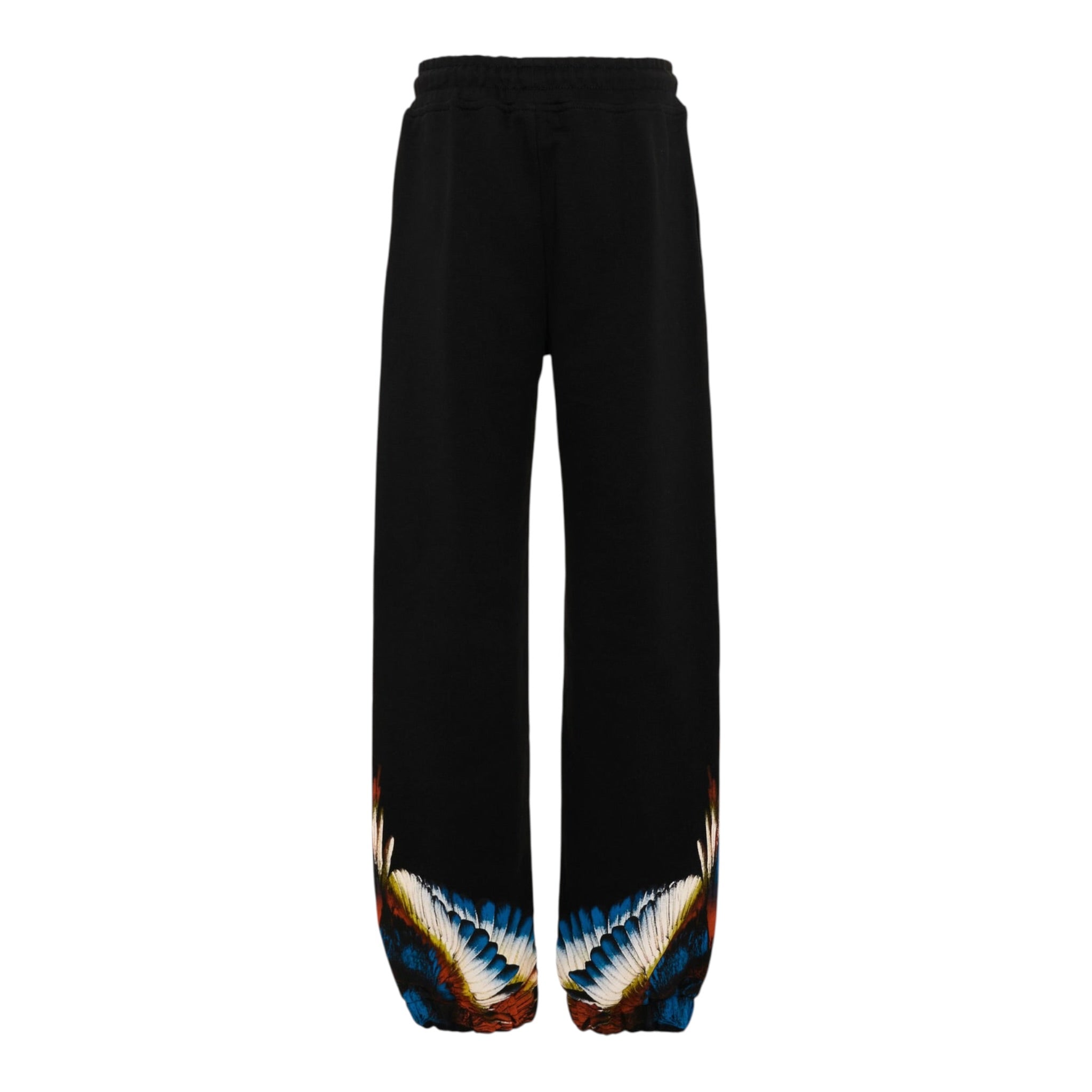 Marcelo Burlon Pantalone Tuta tinta unita con Logo Nero per Bambino F5CMJBFP065 NERO MARCELO BURLON 