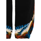 Marcelo Burlon Pantalone Tuta tinta unita con Logo Nero per Bambino F5CMJBFP065 NERO MARCELO BURLON 