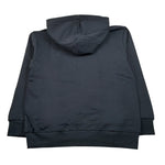 Marcelo Burlon Felpa Chiusa con Cappuccio tinta unita con Logo Nero per Bambino F5CMJBHS077 NERO MARCELO BURLON 