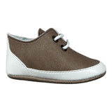 Marlu' Scarpine Bicolore con Lacci Marrone per Neonato EG218SC MARRONE MARLU' 