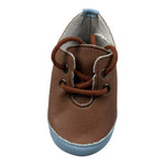 Marlu' Scarpine Bicolore con Lacci Marrone per Neonato ER416SC MARRONE MARLU' 