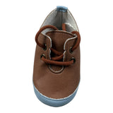 Marlu' Scarpine Bicolore con Lacci Marrone per Neonato ER416SC MARRONE MARLU' 