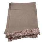 Marlu' Coperta tinta unita con Applicazioni Beige per Neonata IB3480 BEIGE MARLU' 