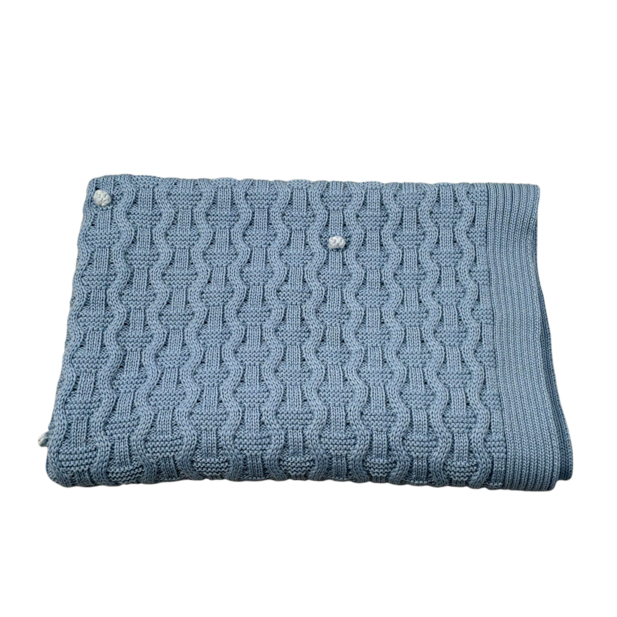 Marlu' Coperta tinta unita Azzurro per Neonato IB6380 AZZURRO MARLU' 