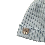 Marlu' Cappello tinta unita con Ricamo Azzurro per Neonato IB6571 AZZURRO MARLU' 