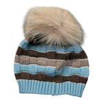 Marlu' Cappello Fantasia A Righe Azzurro per Neonato IB8771 AZZURRO MARLU' 