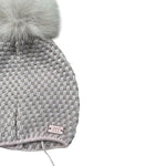 Marlu' Cappello tinta unita con Pon Pon Rosa per Neonata IF1971 ROSA MARLU' 