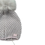 Marlu' Cappello tinta unita con Pon Pon Rosa per Neonata IF1971 ROSA MARLU' 