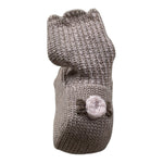 Marlu' Babbucce tinta unita In Maglia Beige per Neonata IN10S BEIGE MARLU' 