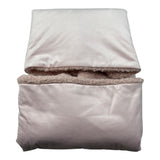 Marlu' Coperta tinta unita In Ciniglia Rosa per Neonata IN1781 ROSA MARLU' 