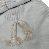 Marlu' Completo 3Pz Body-Salopette-Cardigan Azzurro per Neonato IN5331 AZZURRO MARLU' 