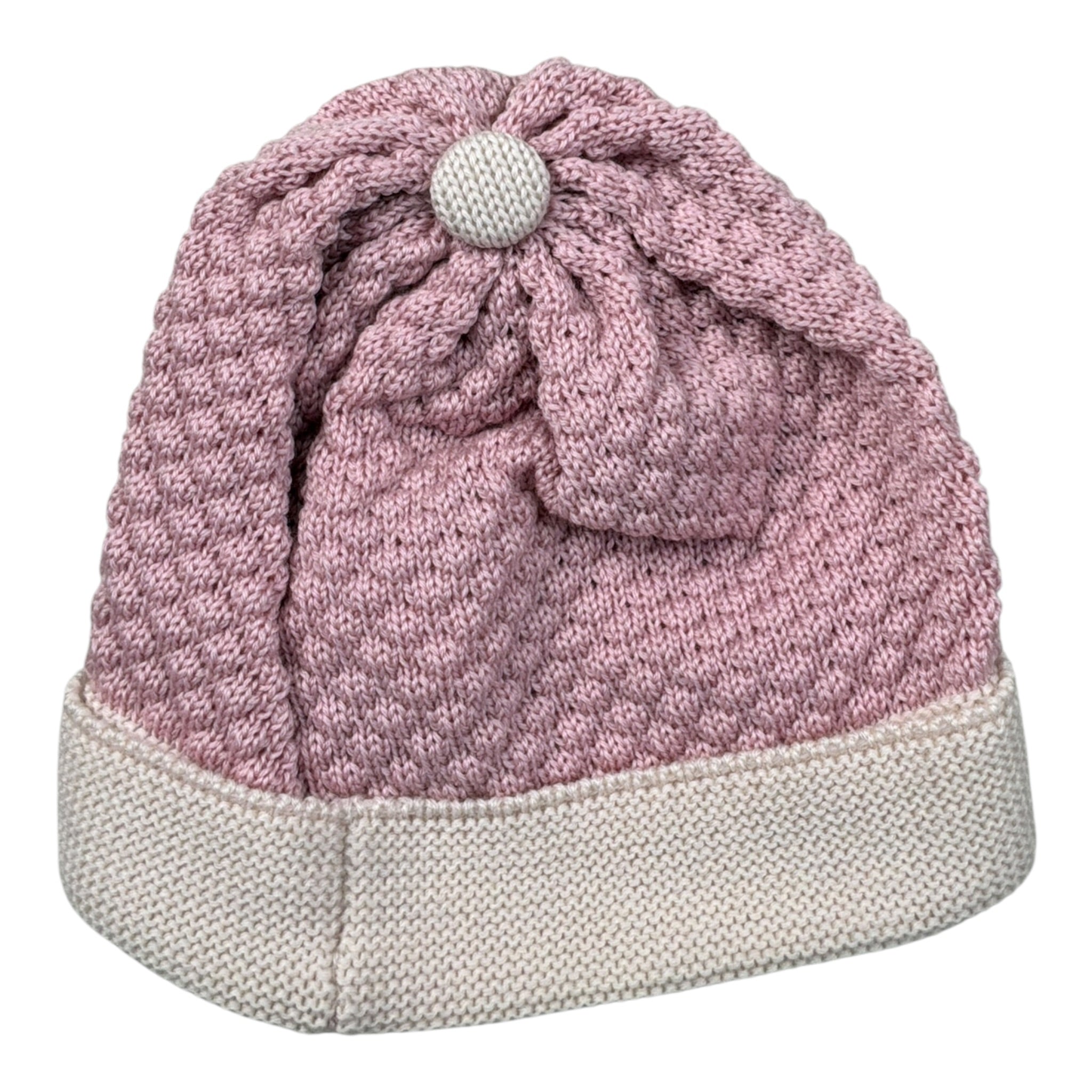 Marlu' Cappello tinta unita Rosa per Neonata IN5771BTF ROSA MARLU' 