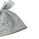 Marlu' Cappello tinta unita con Fiocco Azzurro per Neonata IN5973 AZZURRO MARLU' 