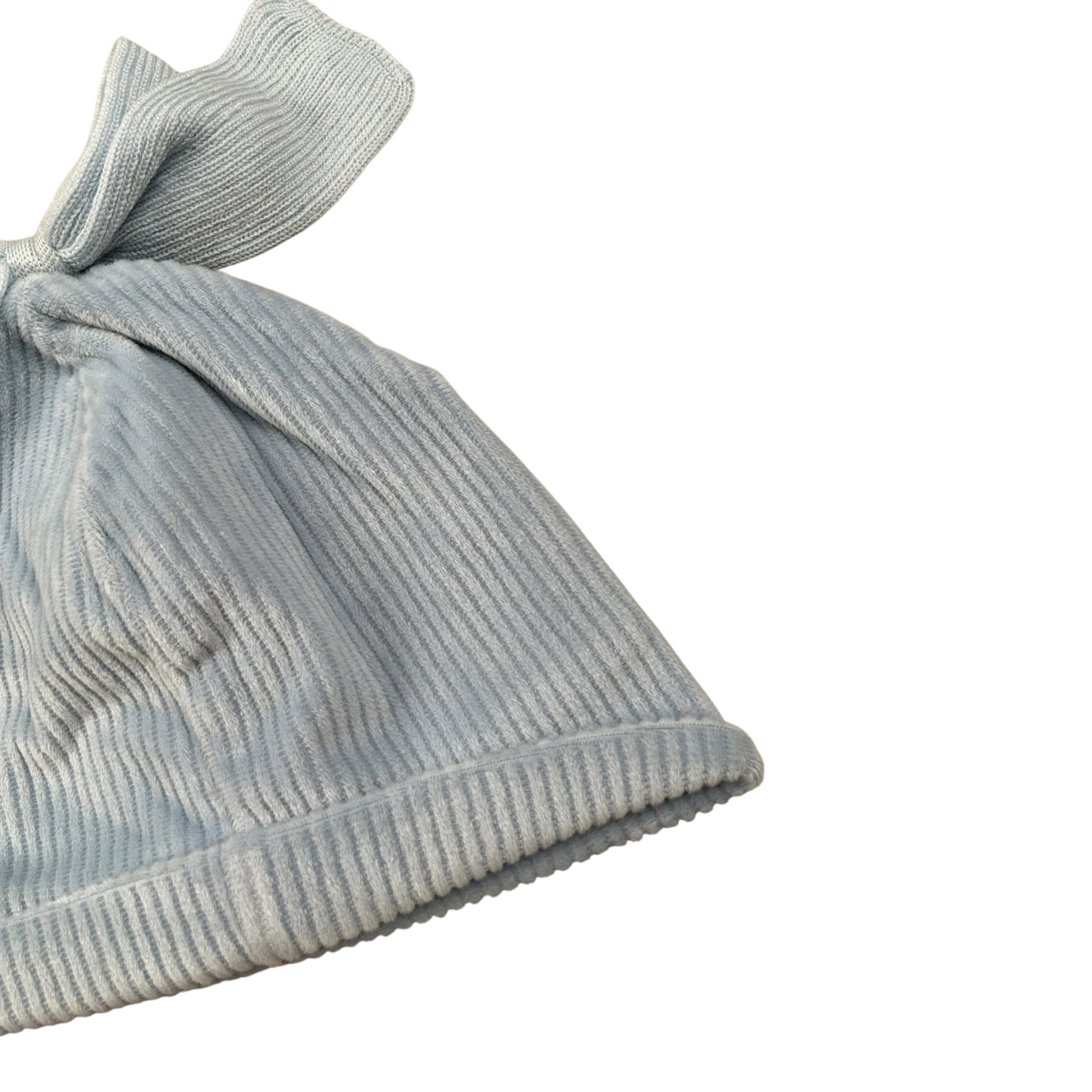 Marlu' Cappello tinta unita con Fiocco Azzurro per Neonata IN5973 AZZURRO MARLU' 