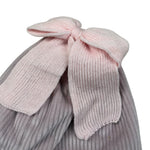 Marlu' Cappello tinta unita con Fiocco Rosa per Neonata IN5973 ROSA MARLU' 