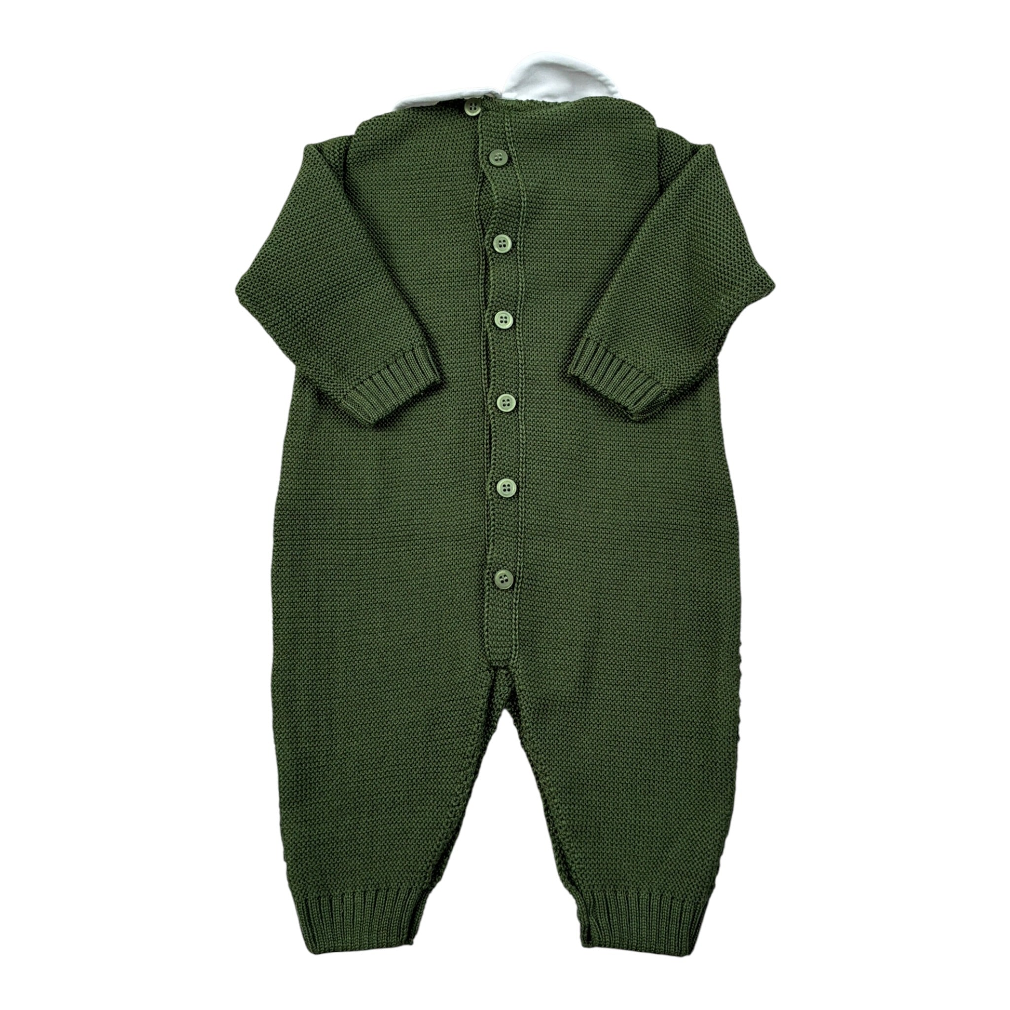 Marlu' Tutina tinta unita In Filo Verde per Neonata IN6210 VERDE MARLU' 