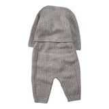 Marlu' Completo 3Pz Salopette-Shirt-Cardigan Beige per Neonato IN6331 BEIGE MARLU' 