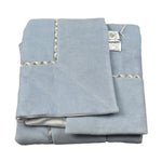 Marlu' Coperta Bicolore In Ciniglia Azzurro per Neonato IN7081 AZZURRO MARLU' 
