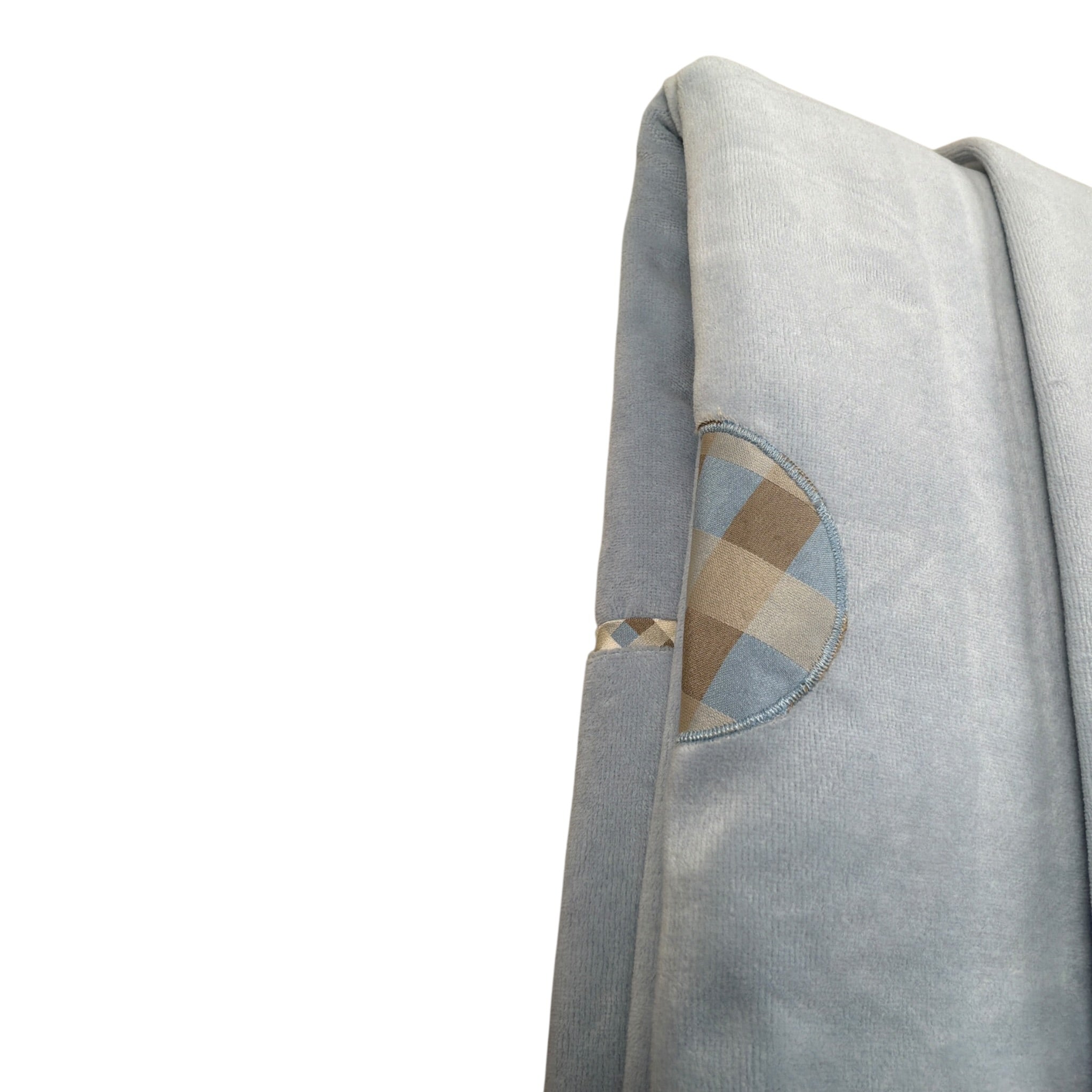 Marlu' Coperta Bicolore In Ciniglia Azzurro per Neonato IN7081 AZZURRO MARLU' 