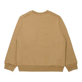 Marni Felpa Chiusa Girocollo tinta unita con Logo Beige per Bambino M01612 BEIGE MARNI 