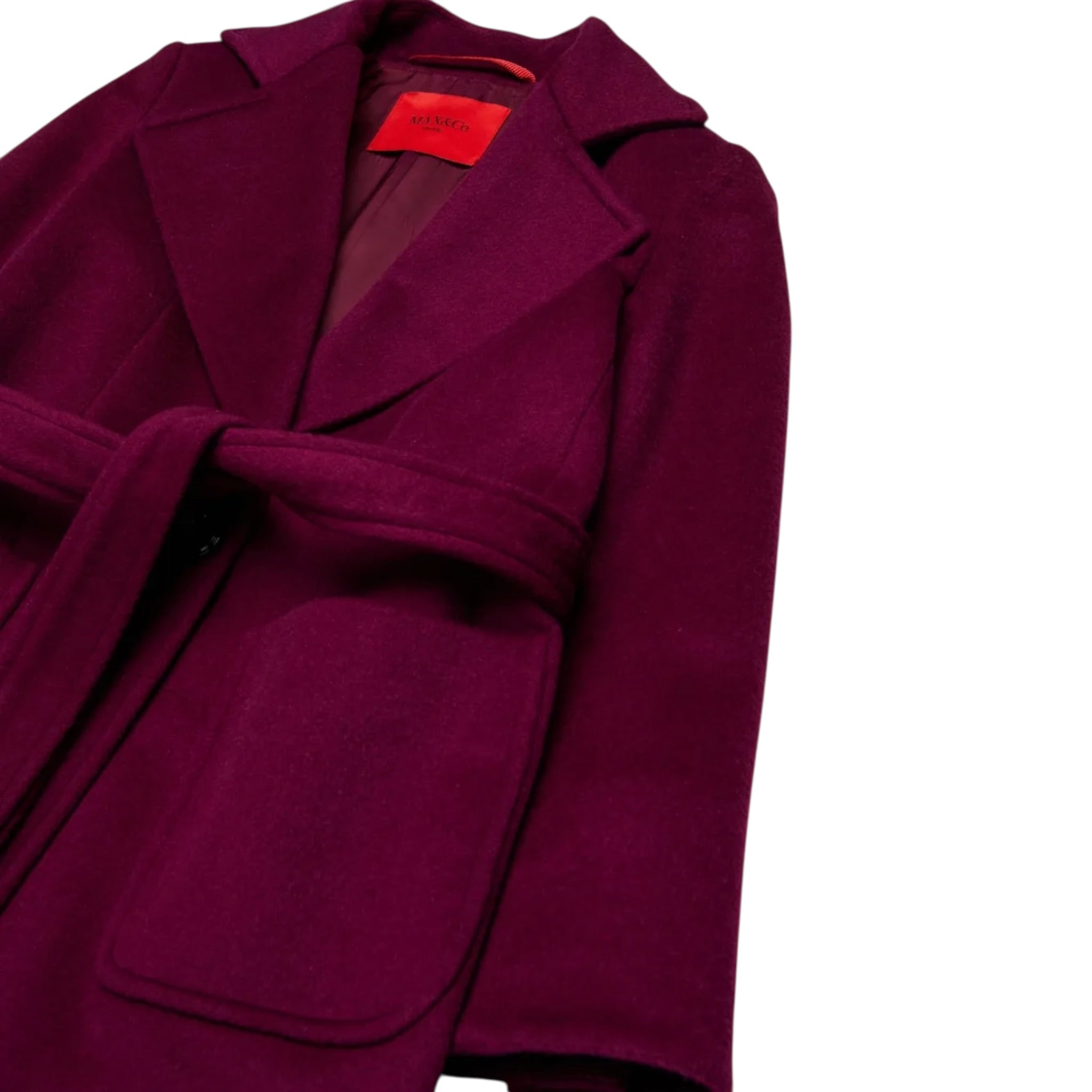 Max&Co. Cappotto tinta unita Bordeaux per Bambina MX0001 BORDEAUX MAX&Co. 