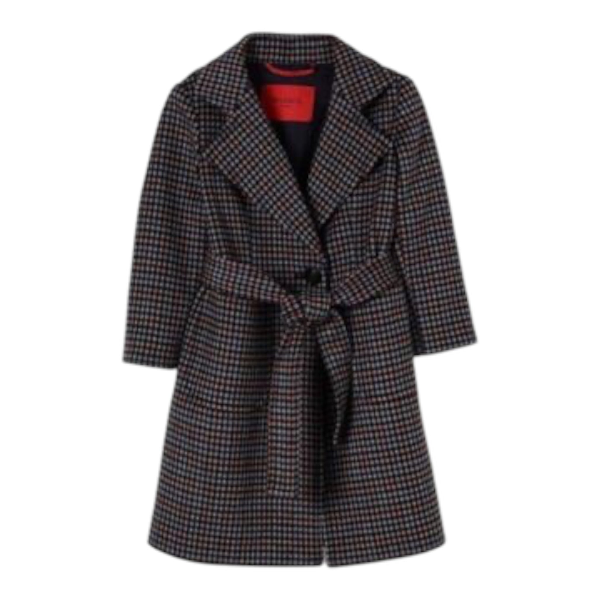 Max&Co. Cappotto tinta unita con Microfantasia Grigio per Bambina MX0001MX00G GRIGIO MAX&Co. 