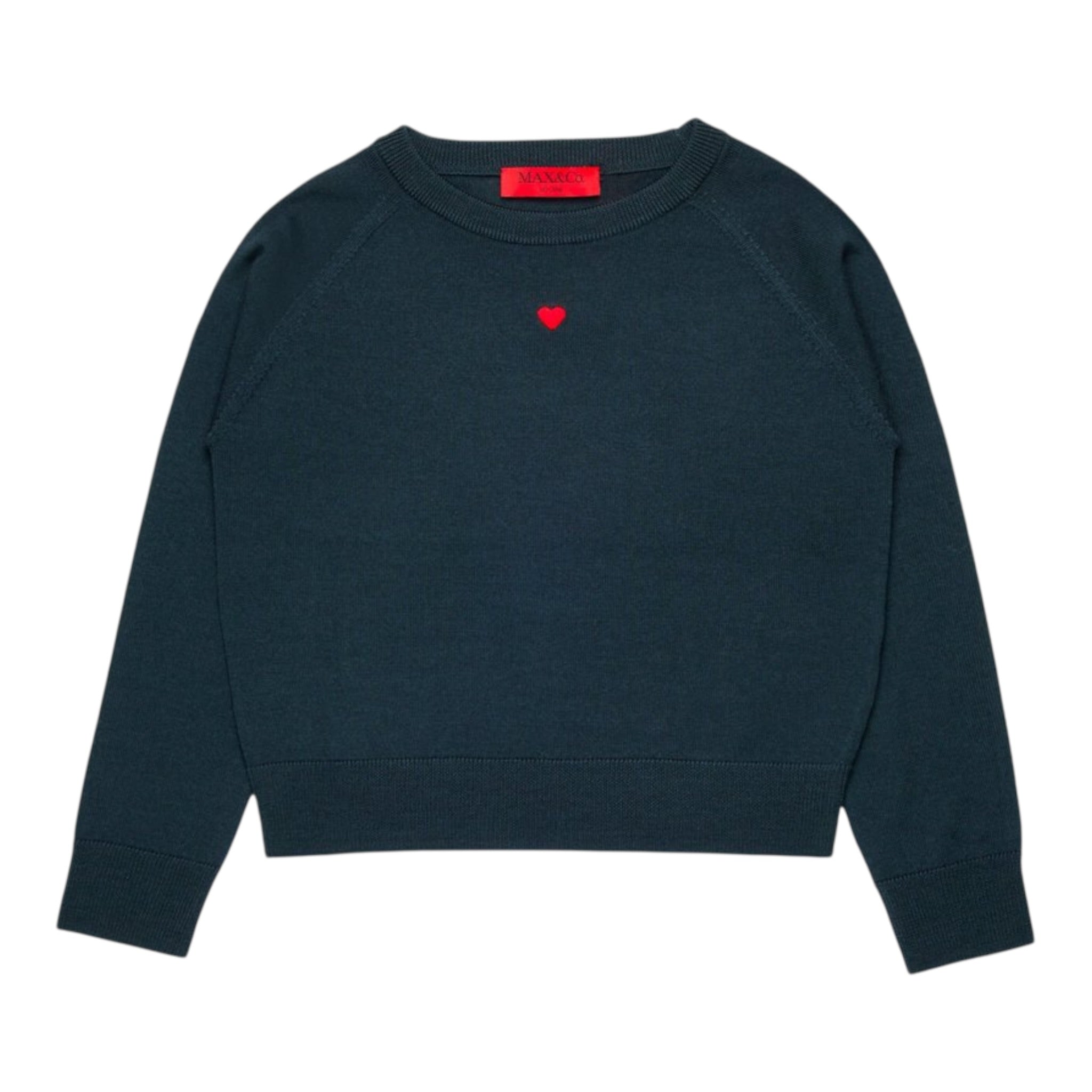 Max&Co. Maglia tinta unita con Stampa Grigio per Bambina MX0003 GRIGIO MAX&Co. 
