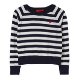 Max&Co. Maglia Bicolore con Stampa A Righe Bianco/Grigio per Bambina MX0003MX005 BIANCO/GRIGIO MAX&Co. 