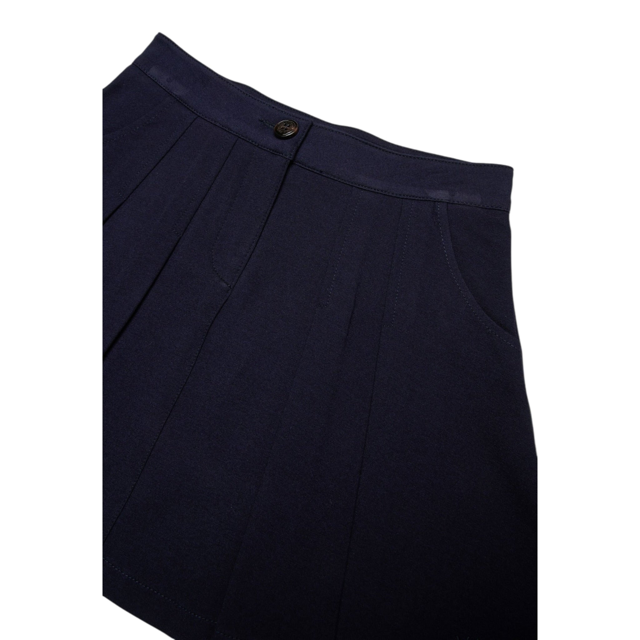 Max&Co. Gonna tinta unita con Plisset Blu per Bambina MX0209 BLU MAX&Co. 
