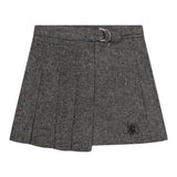 Max&Co. Gonna tinta unita con Logo Grigio per Bambina MX0221 GRIGIO MAX&Co. 