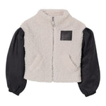 Max&Co. Giubbino Bicolore con Zip Panna per Bambino MX0223 PANNA MAX&Co. 