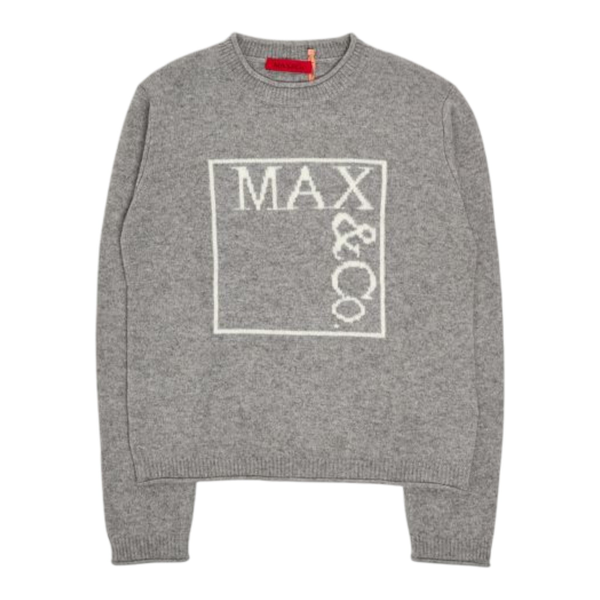 Max&Co. Maglia tinta unita con Stampa Grigio per Bambina MX0233 GRIGIO MAX&Co. 