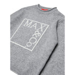 Max&Co. Maglia Girocollo tinta unita con Stampa Grigio per Bambina MX0233MX00H GRIGIO MAX&Co. 