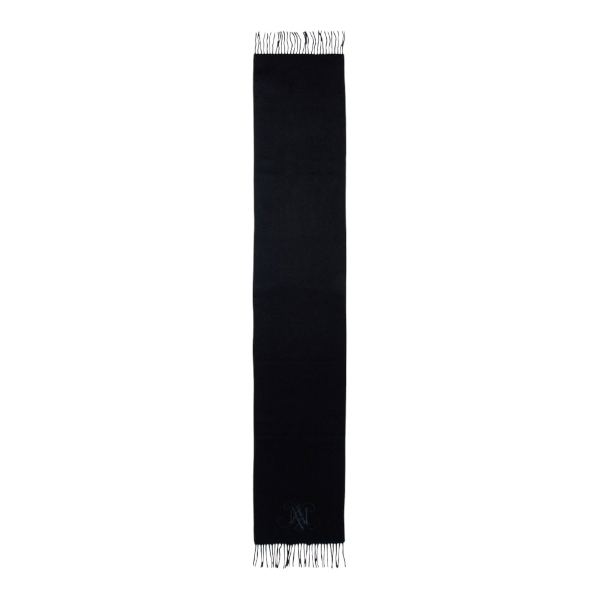 Max&Co. Sciarpe tinta unita con Logo Nero per Bambina MX0246 NERO MAX&Co. 
