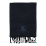 Max&Co. Sciarpe tinta unita con Logo Nero per Bambina MX0246 NERO MAX&Co. 