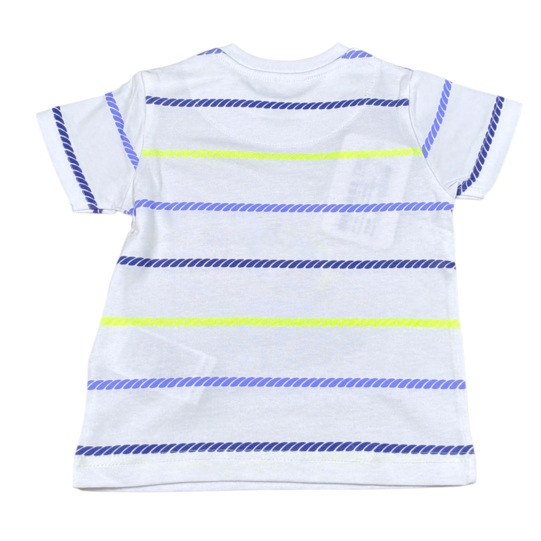 Mayoral T-Shirt tinta unita con Stampa Bianco per Neonato 1018 BIANCO MAYORAL 