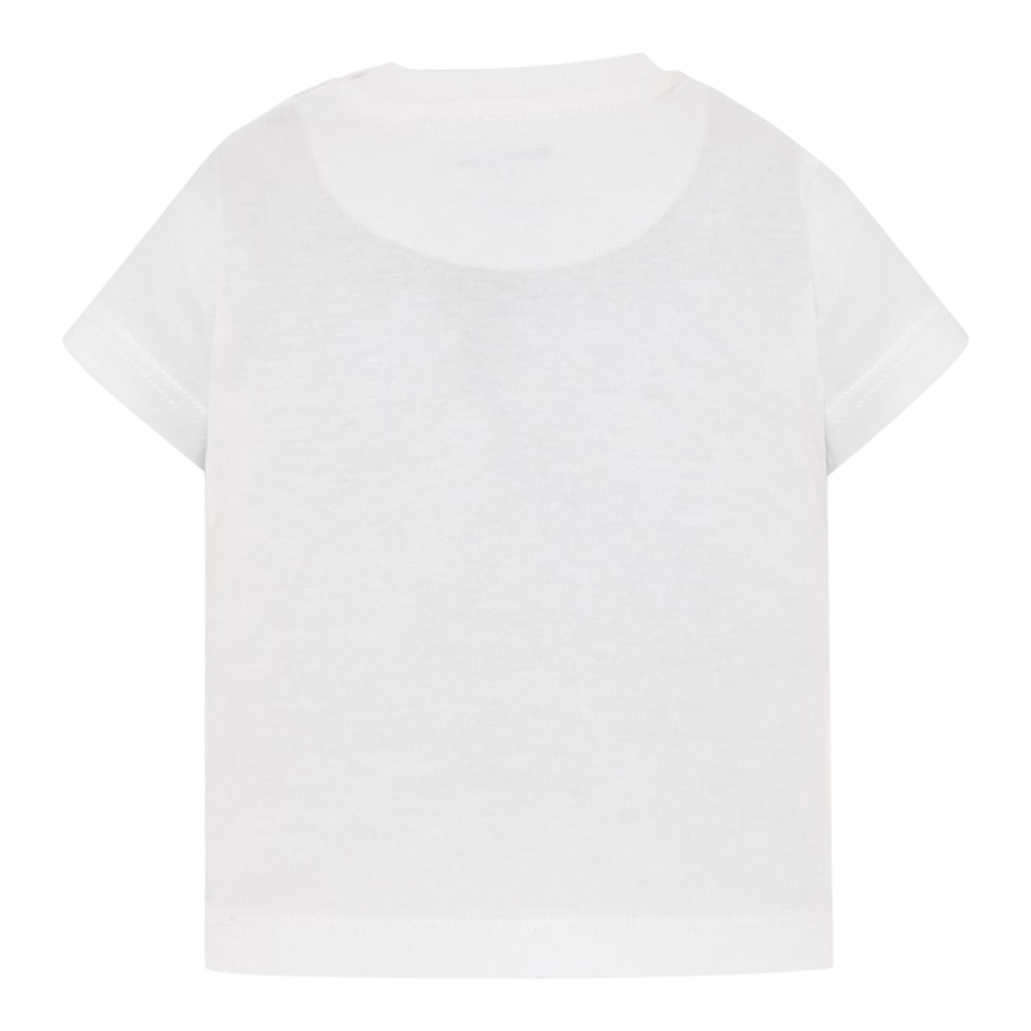 Mayoral T-Shirt tinta unita con Stampa Bianco per Neonato 1021 BIANCO MAYORAL 