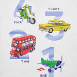 Mayoral T-Shirt tinta unita con Stampa Bianco per Neonato 1021 BIANCO MAYORAL 