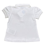 Mayoral Polo tinta unita con Stampa Bianco per Neonata 1108 BIANCO MAYORAL 
