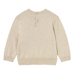Mayoral Maglia Girocollo tinta unita con Ricami Beige per Neonata 2354 BEIGE MAYORAL 
